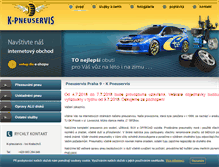 Tablet Screenshot of k-pneuservis.cz